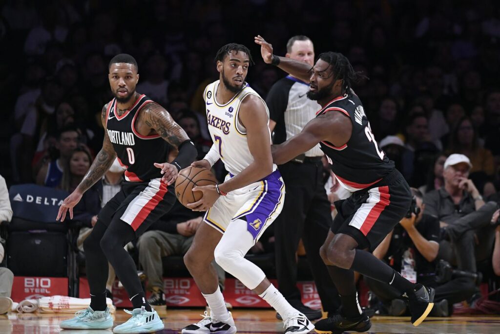 Portland Trail Blazers vs Lakers Match Player Stats